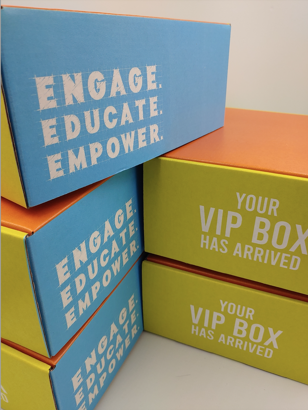 distributor virtual event swag box